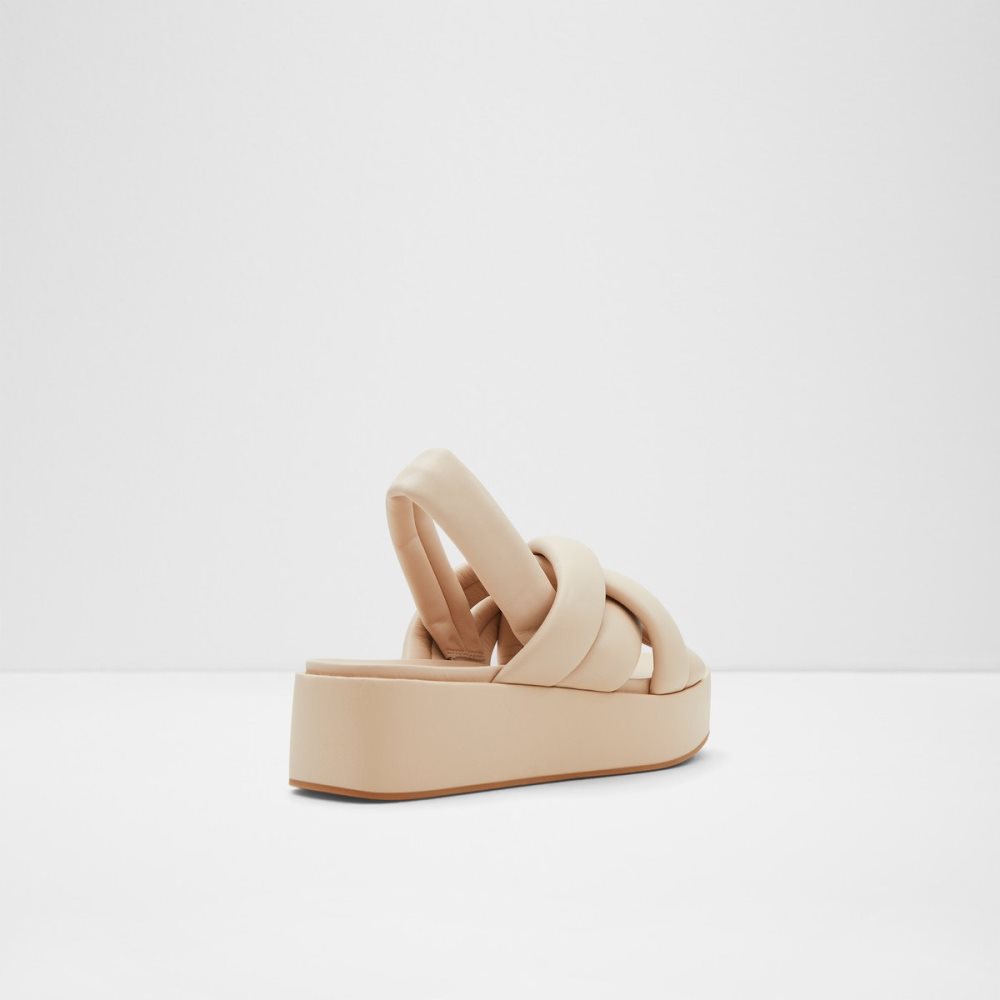 Sandalias Aldo Phoebie Sling Back Sandal - Beige | 98GLPFTUI