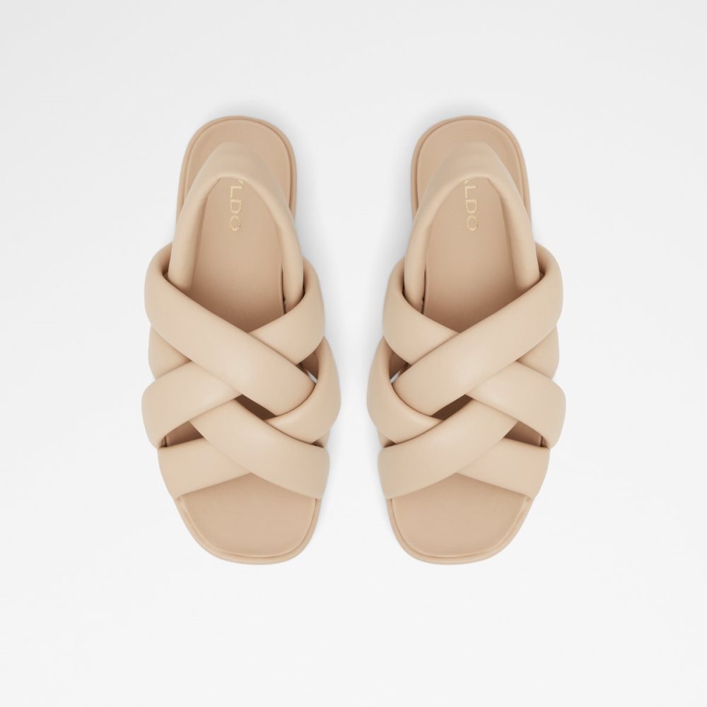 Sandalias Aldo Phoebie Sling Back Sandal - Beige | 98GLPFTUI