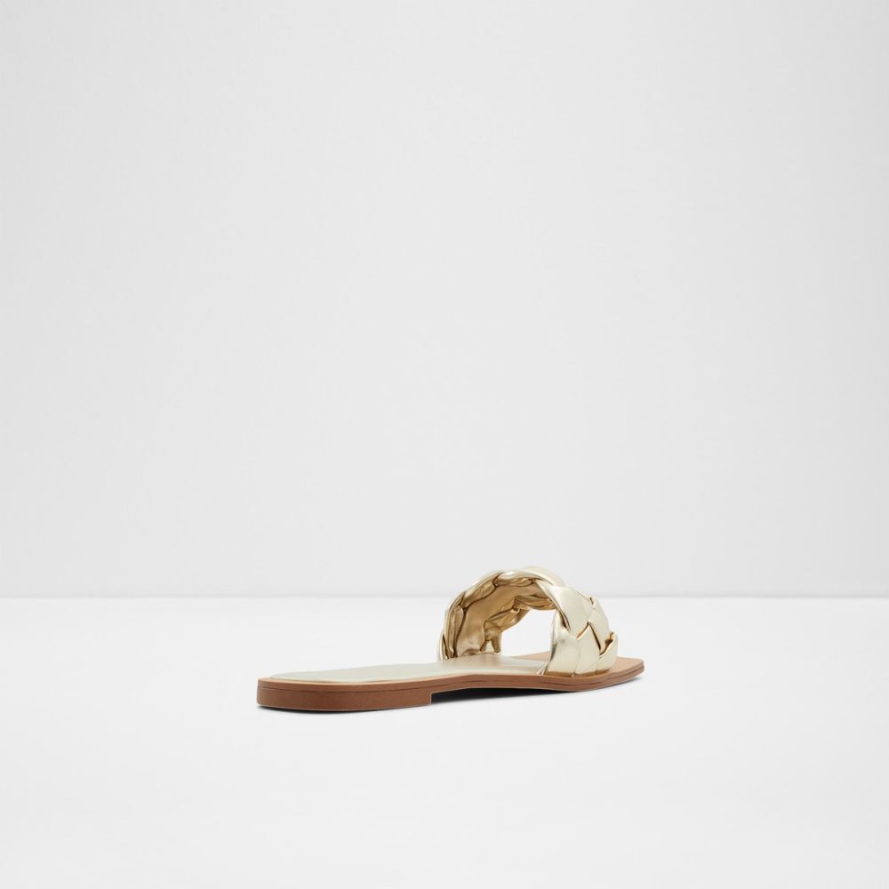 Sandalias Aldo Poets Chanclas Sandal Dorados | 96YMADXJT