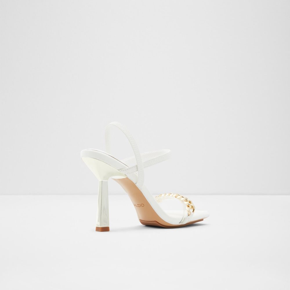 Sandalias Aldo Riccheza Tiras High Sandal - Stiletto Blancos | 61PJMQUER