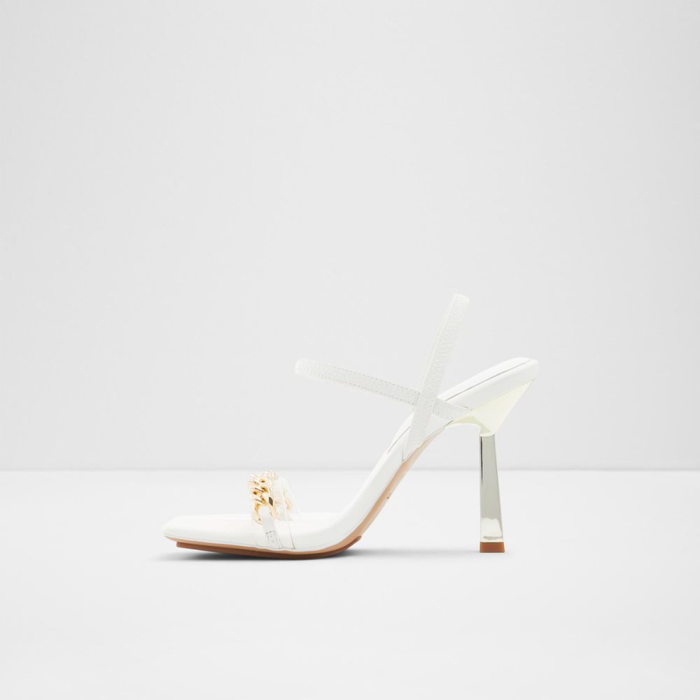 Sandalias Aldo Riccheza Tiras High Sandal - Stiletto Blancos | 61PJMQUER