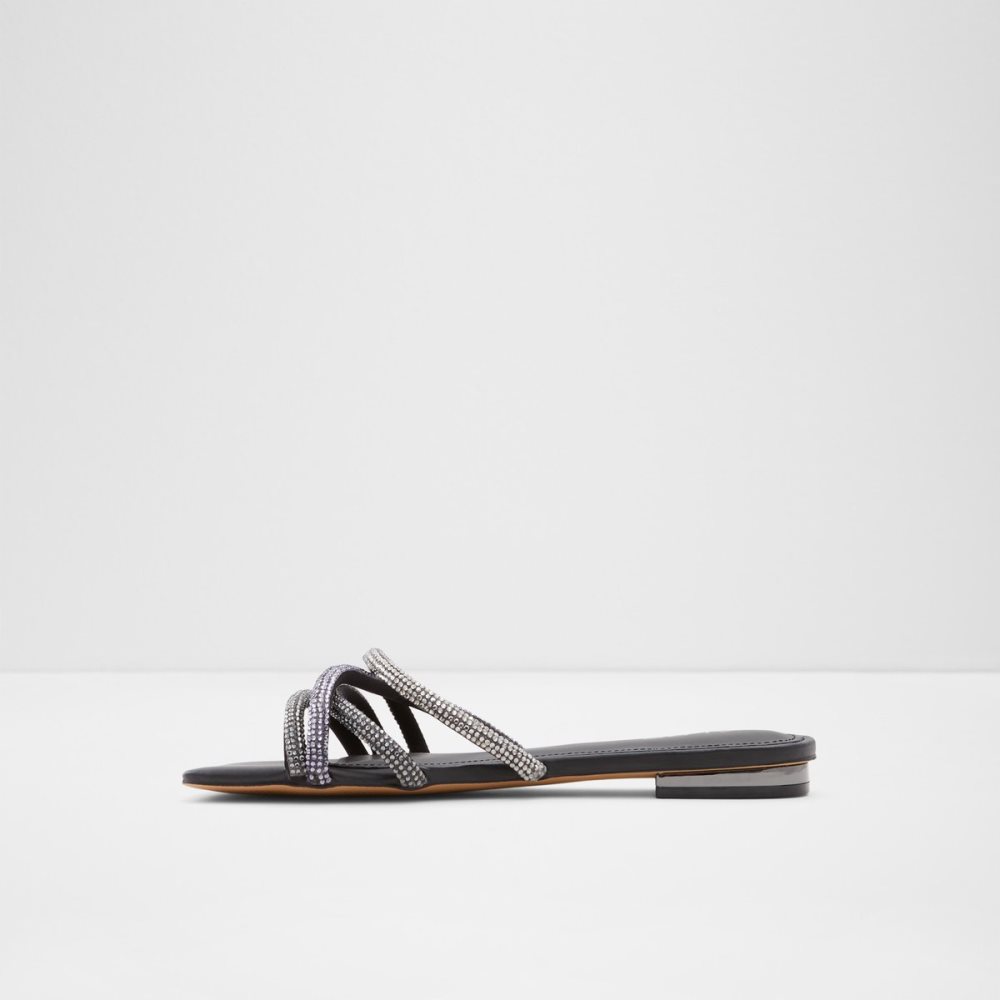 Sandalias Aldo Rossie Chanclas Sandal Negros | 09DYUTBJX