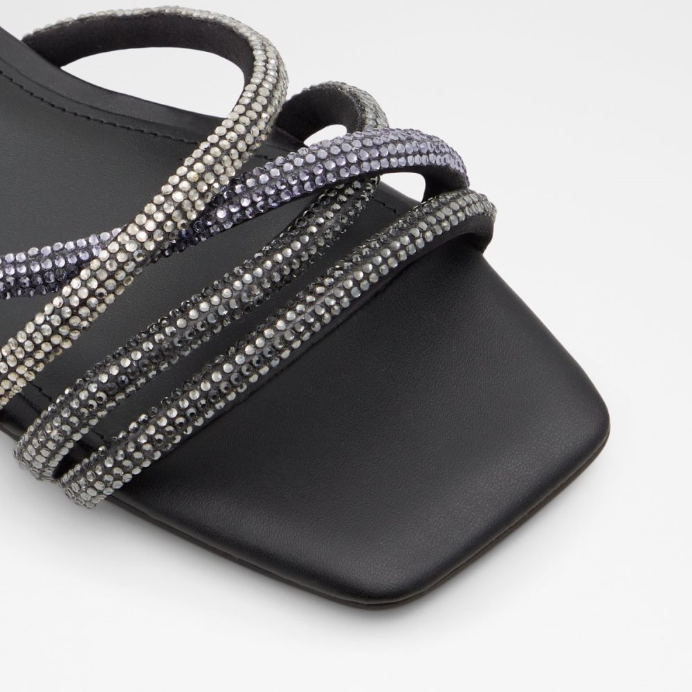 Sandalias Aldo Rossie Chanclas Sandal Negros | 09DYUTBJX