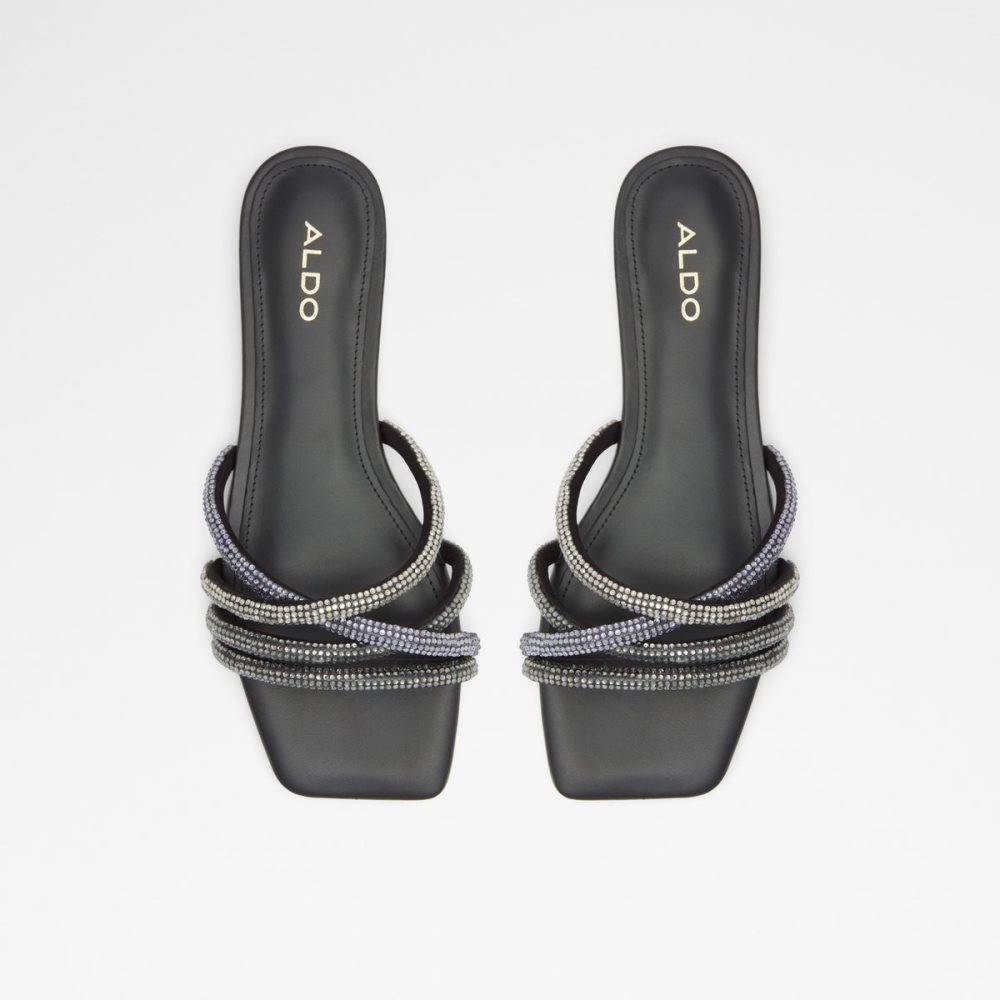 Sandalias Aldo Rossie Chanclas Sandal Negros | 09DYUTBJX