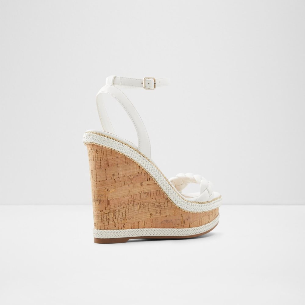 Sandalias Aldo Saluth Wedge Sandal - Wedge Blancos | 59HPDZAET