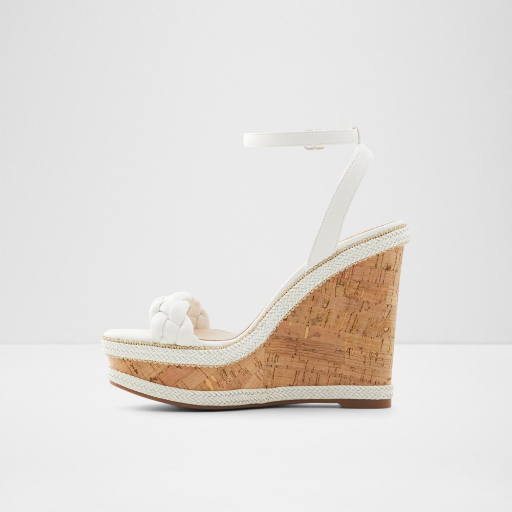 Sandalias Aldo Saluth Wedge Sandal - Wedge Blancos | 59HPDZAET