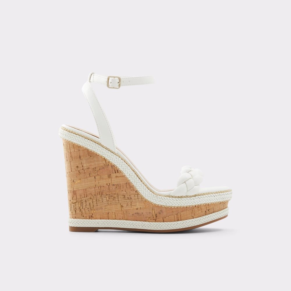 Sandalias Aldo Saluth Wedge Sandal - Wedge Blancos | 59HPDZAET