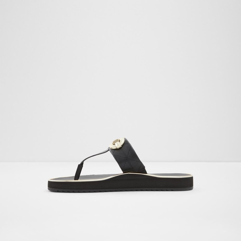 Sandalias Aldo Searene Flip Flop Negros | 05FZPSQIY