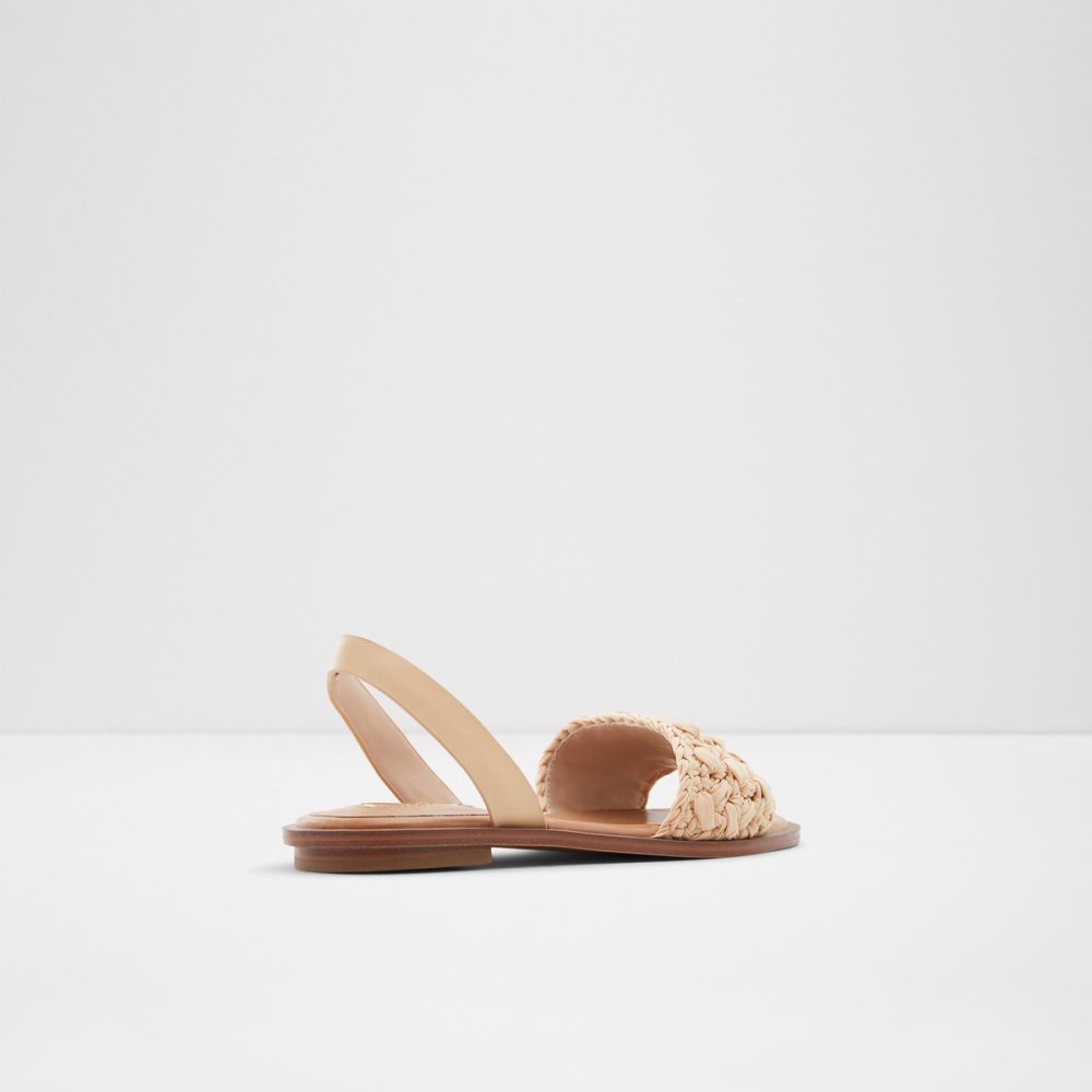 Sandalias Aldo Solena Sling Back Planos Sandal Beige | 79WQXUICN