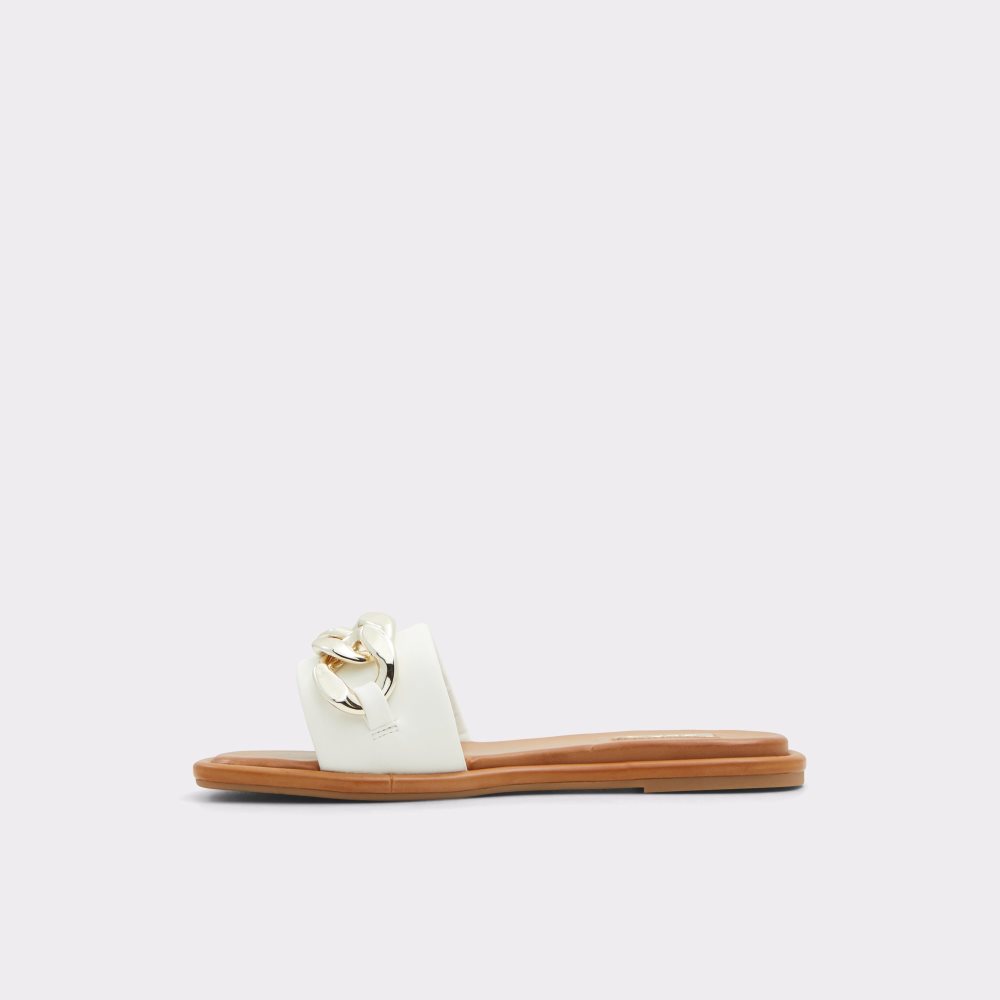 Sandalias Aldo Sydling Chanclas Sandal Blancos | 60VMQJHTL