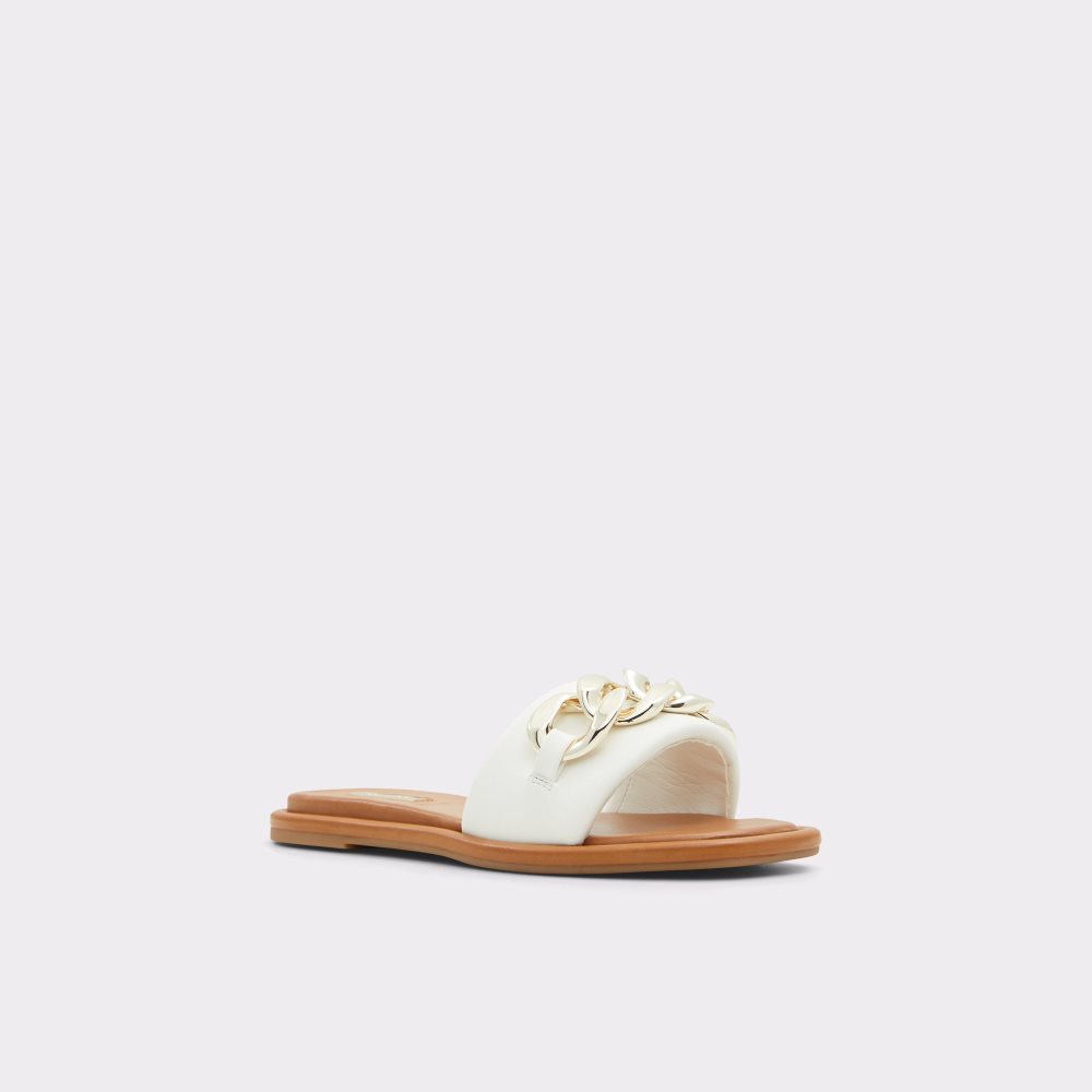 Sandalias Aldo Sydling Chanclas Sandal Blancos | 60VMQJHTL