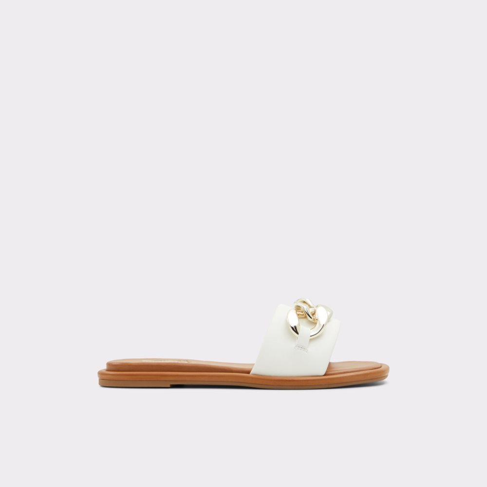 Sandalias Aldo Sydling Chanclas Sandal Blancos | 60VMQJHTL