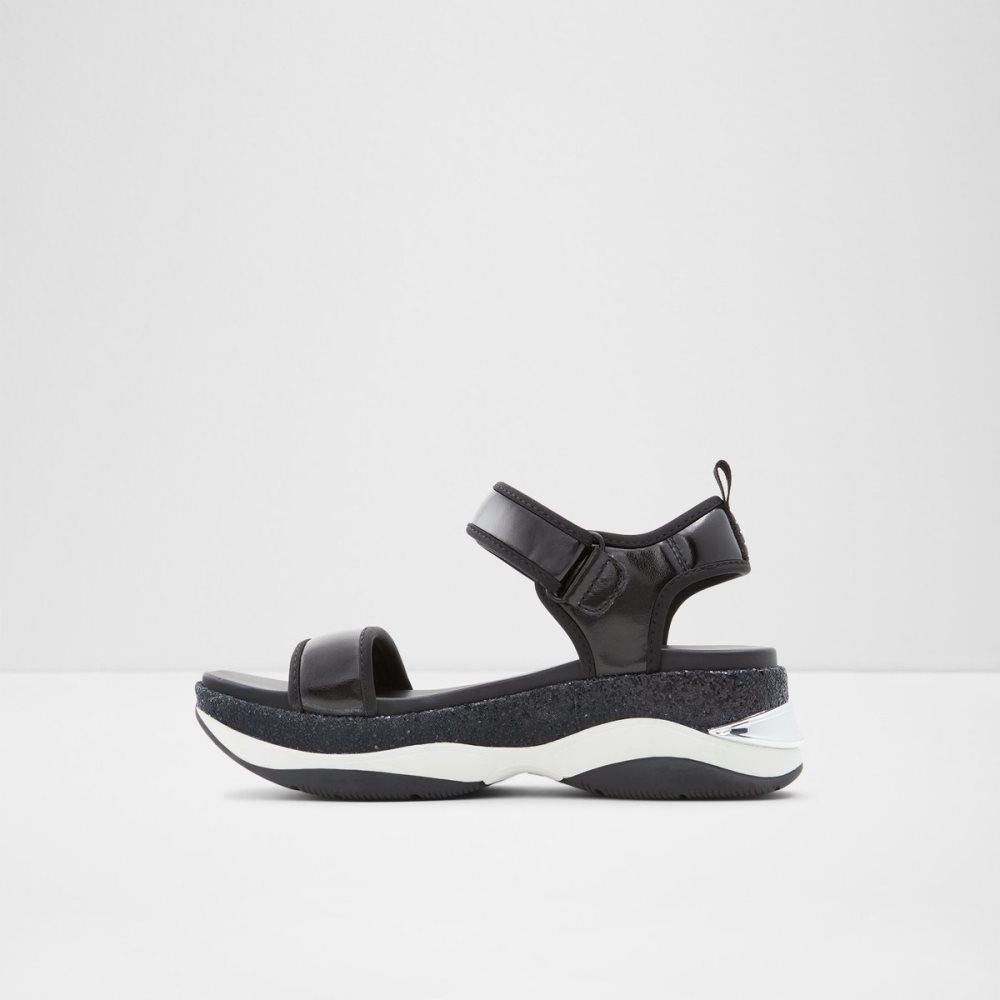 Sandalias Aldo Talenagyn Wedge Sandal Negros | 36PETCWID