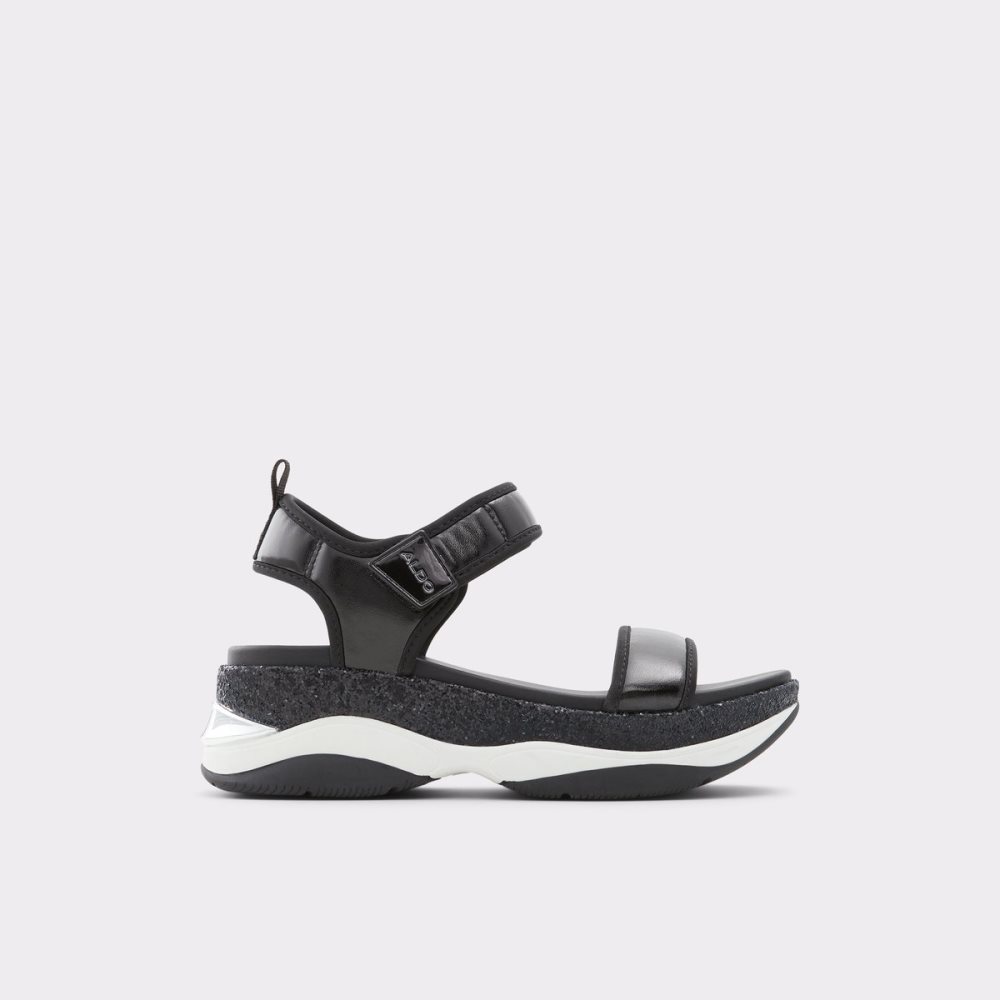 Sandalias Aldo Talenagyn Wedge Sandal Negros | 36PETCWID