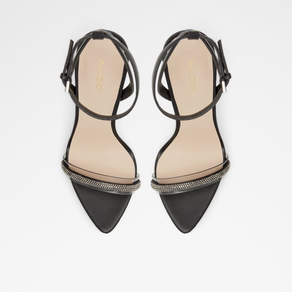 Sandalias Aldo Thirakin High Sandal - Stiletto Negros | 85WAGSBRM