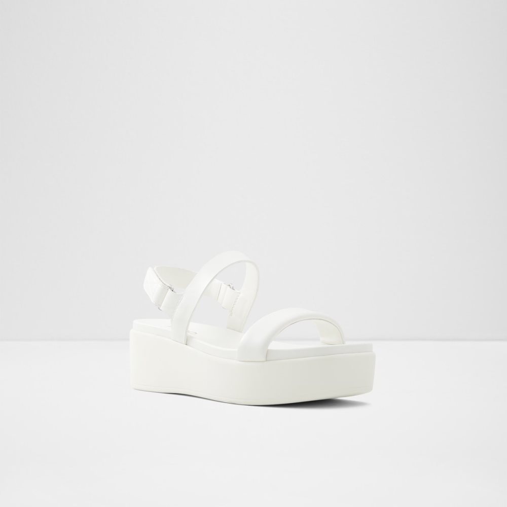 Sandalias Aldo Tisdal Tiras Wedge Sandal - Wedge Blancos | 67UOVXKPJ