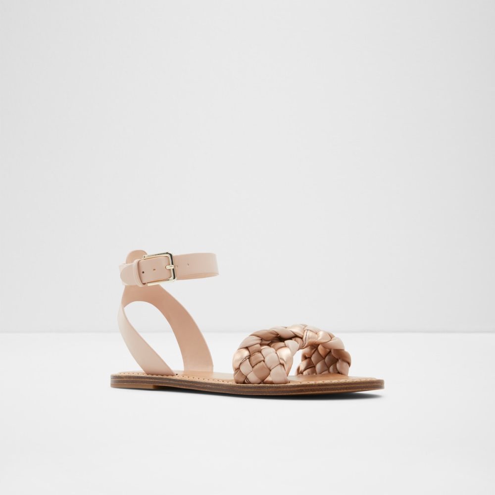 Sandalias Aldo Tressa Sling Back Planos Sandal Beige Multicolor | 90TZPECRG