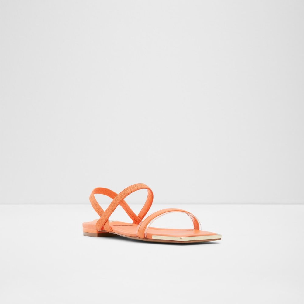 Sandalias Aldo Wiciratha Tiras Planos Sandal Naranjas Claro | 51LXIHDPM