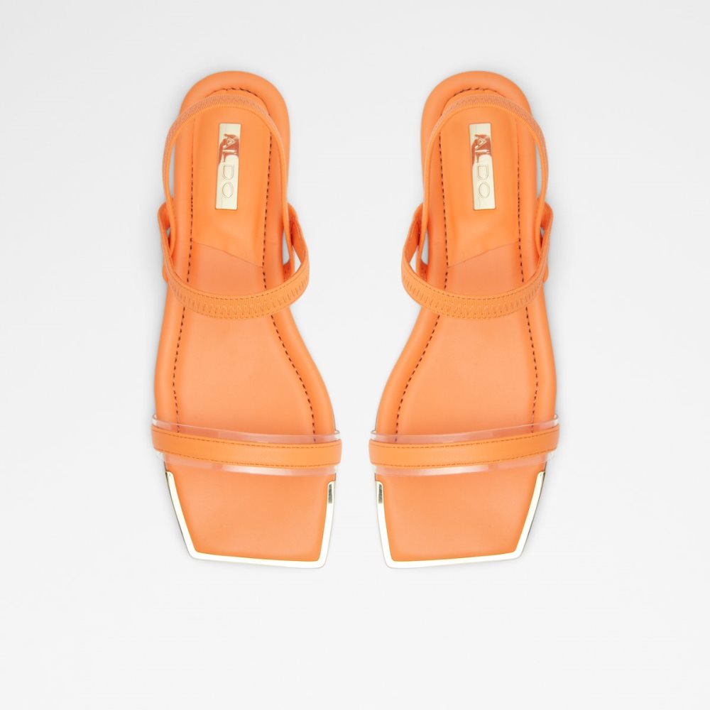 Sandalias Aldo Wiciratha Tiras Planos Sandal Naranjas Claro | 51LXIHDPM