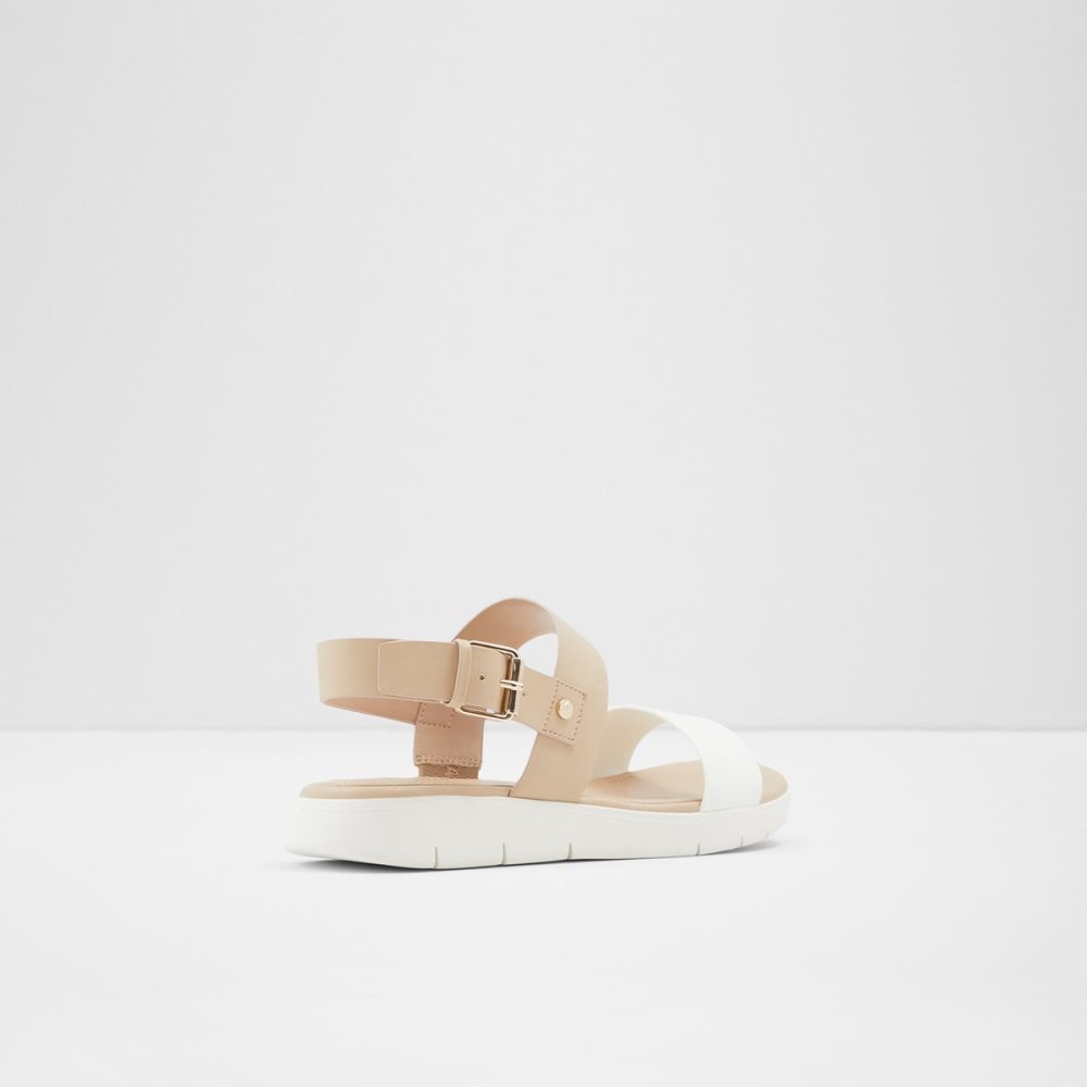 Sandalias Aldo Woema Planos Sandal Beige | 73VXFZGJA