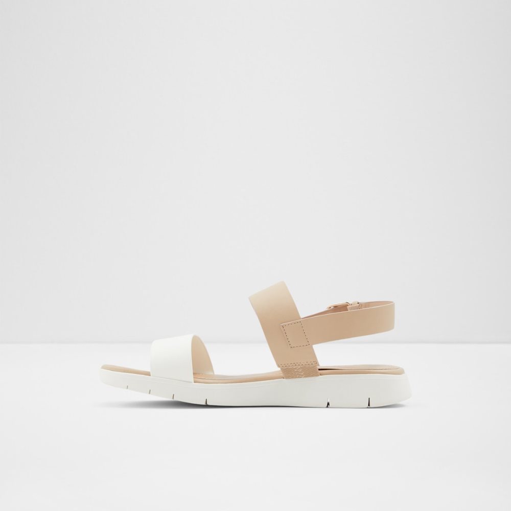 Sandalias Aldo Woema Planos Sandal Beige | 73VXFZGJA