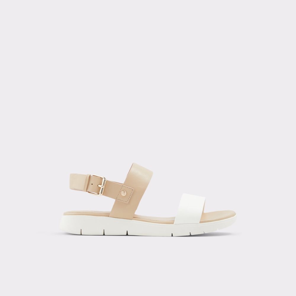 Sandalias Aldo Woema Planos Sandal Beige | 73VXFZGJA