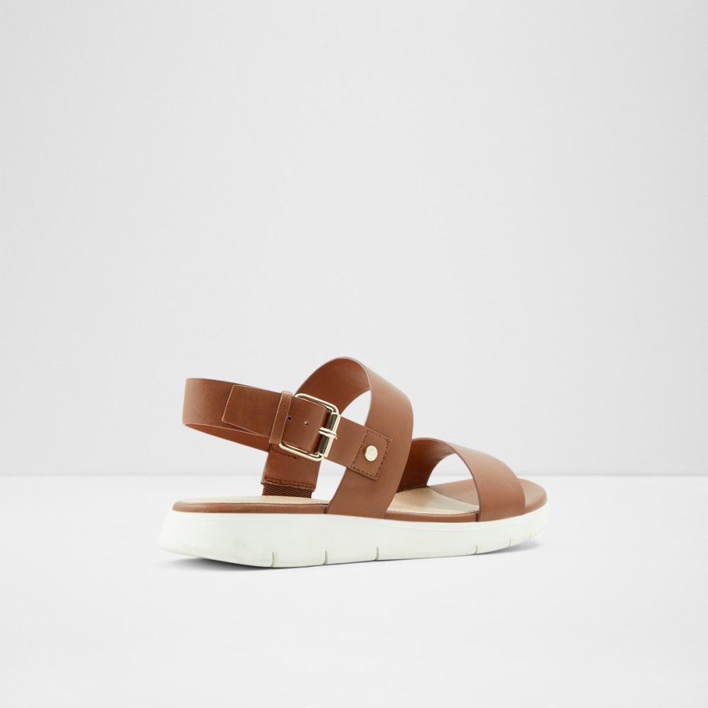 Sandalias Aldo Woema Planos Sandal Marrom | 53UWIPQHM