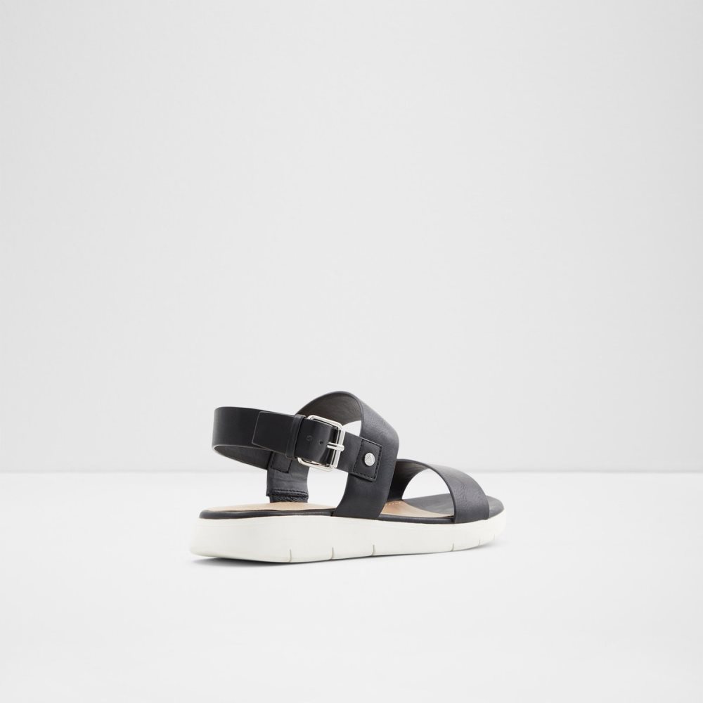 Sandalias Aldo Woema Planos Sandal Negros | 62ZCVFBHK