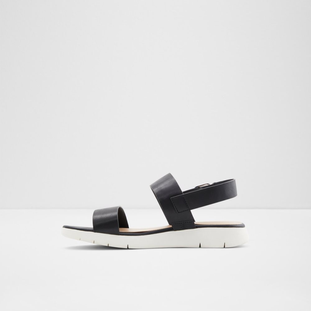 Sandalias Aldo Woema Planos Sandal Negros | 62ZCVFBHK