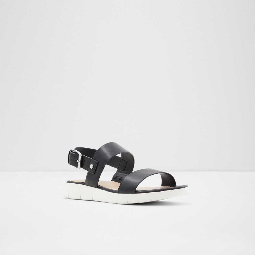 Sandalias Aldo Woema Planos Sandal Negros | 62ZCVFBHK