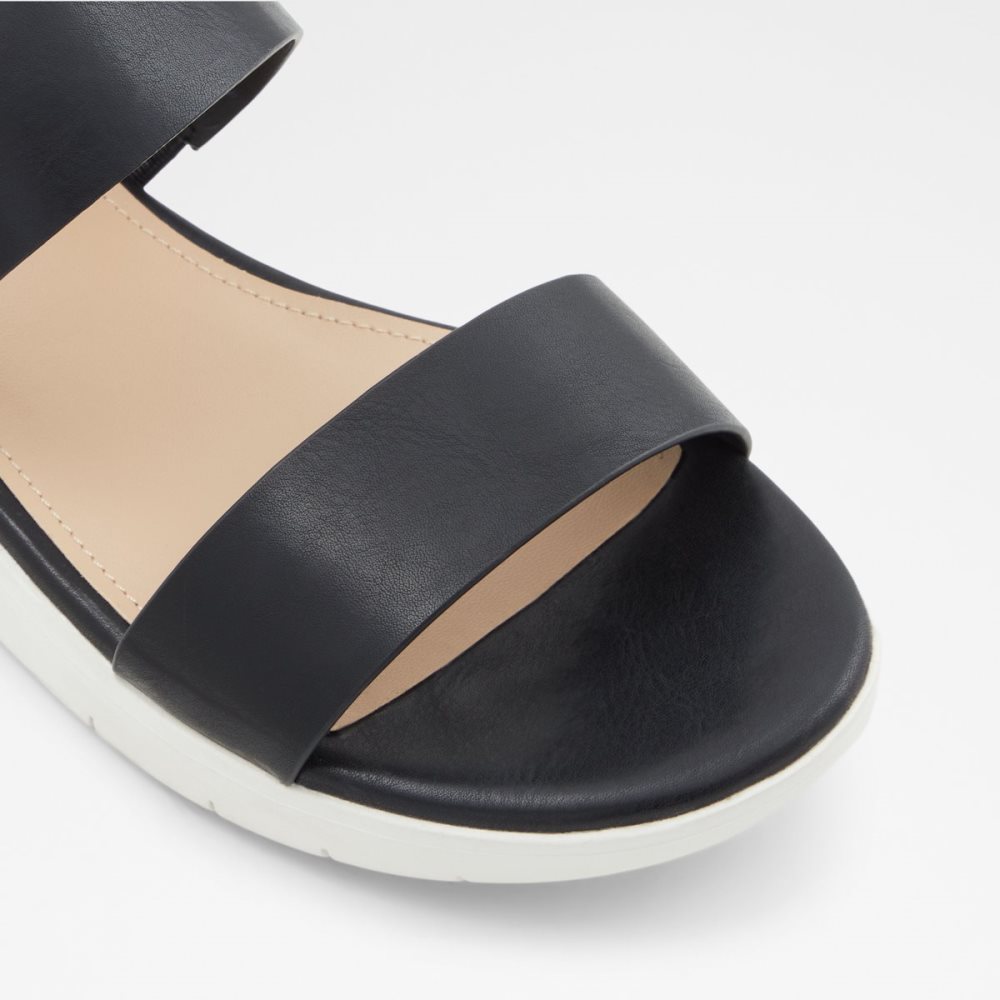 Sandalias Aldo Woema Planos Sandal Negros | 62ZCVFBHK