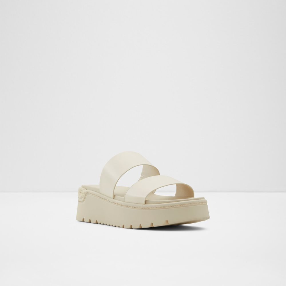 Sandalias Aldo Zendey Chanclas Sandal - Flatform Blancos | 73KINWAPR