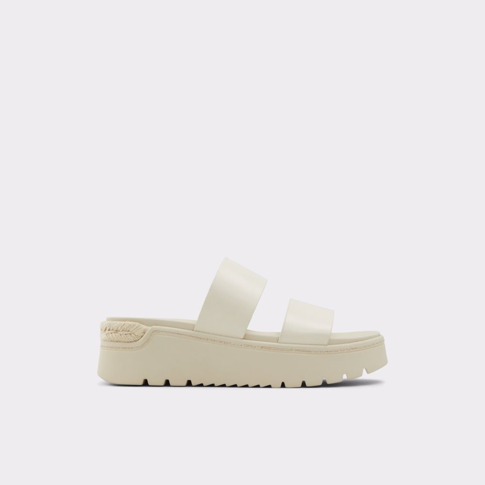 Sandalias Aldo Zendey Chanclas Sandal - Flatform Blancos | 73KINWAPR