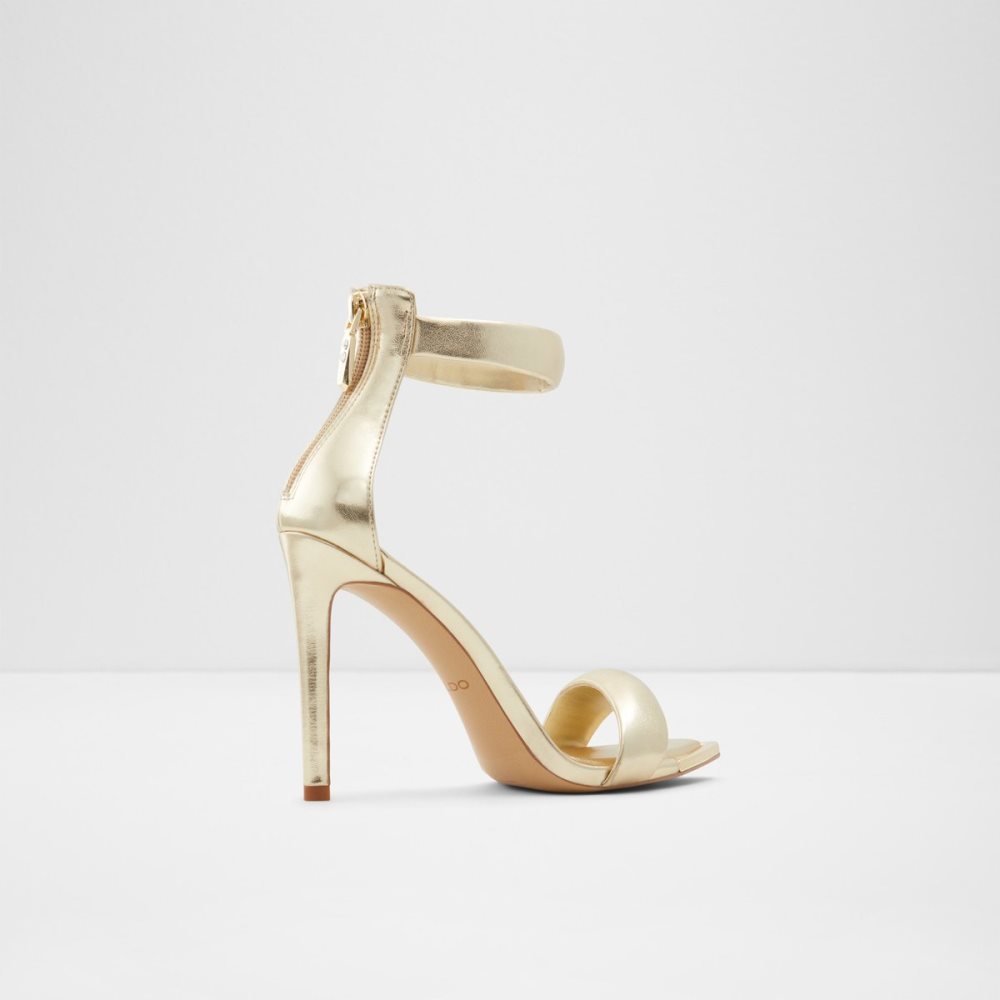 Tacones Aldo Contesa Correa High - Stiletto Dorados | 05PHSOTIC