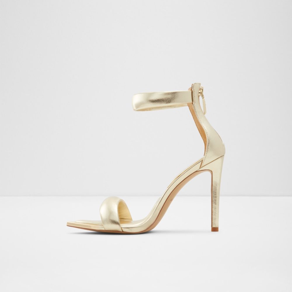 Tacones Aldo Contesa Correa High - Stiletto Dorados | 05PHSOTIC