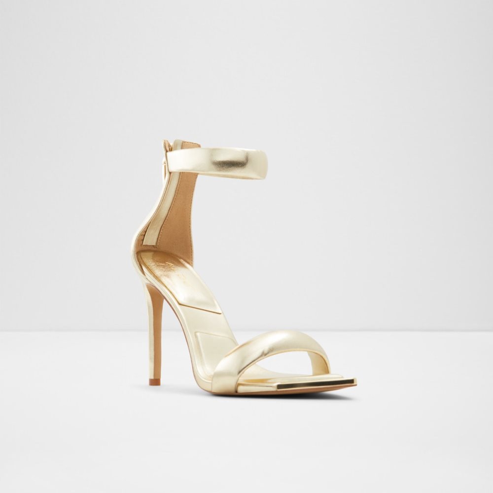 Tacones Aldo Contesa Correa High - Stiletto Dorados | 05PHSOTIC