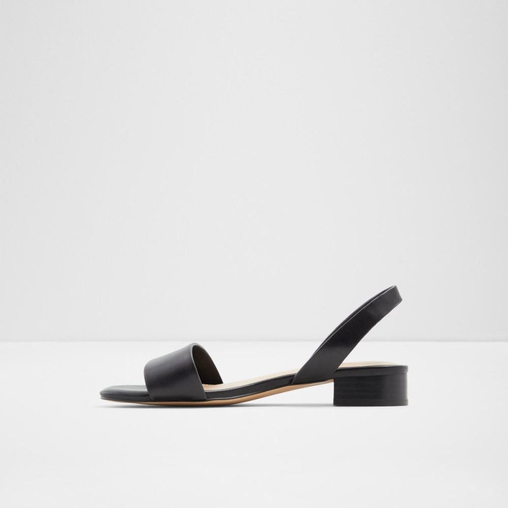 Tacones Aldo Doredda Sling Back Planos Sandal - Negros | 04SEWABLC