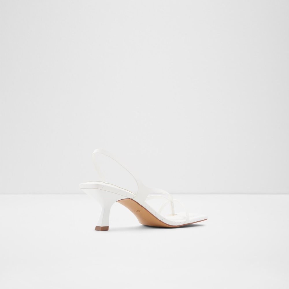 Tacones Aldo Loni Tiras High Sandal - Blancos | 12HDFUZMV