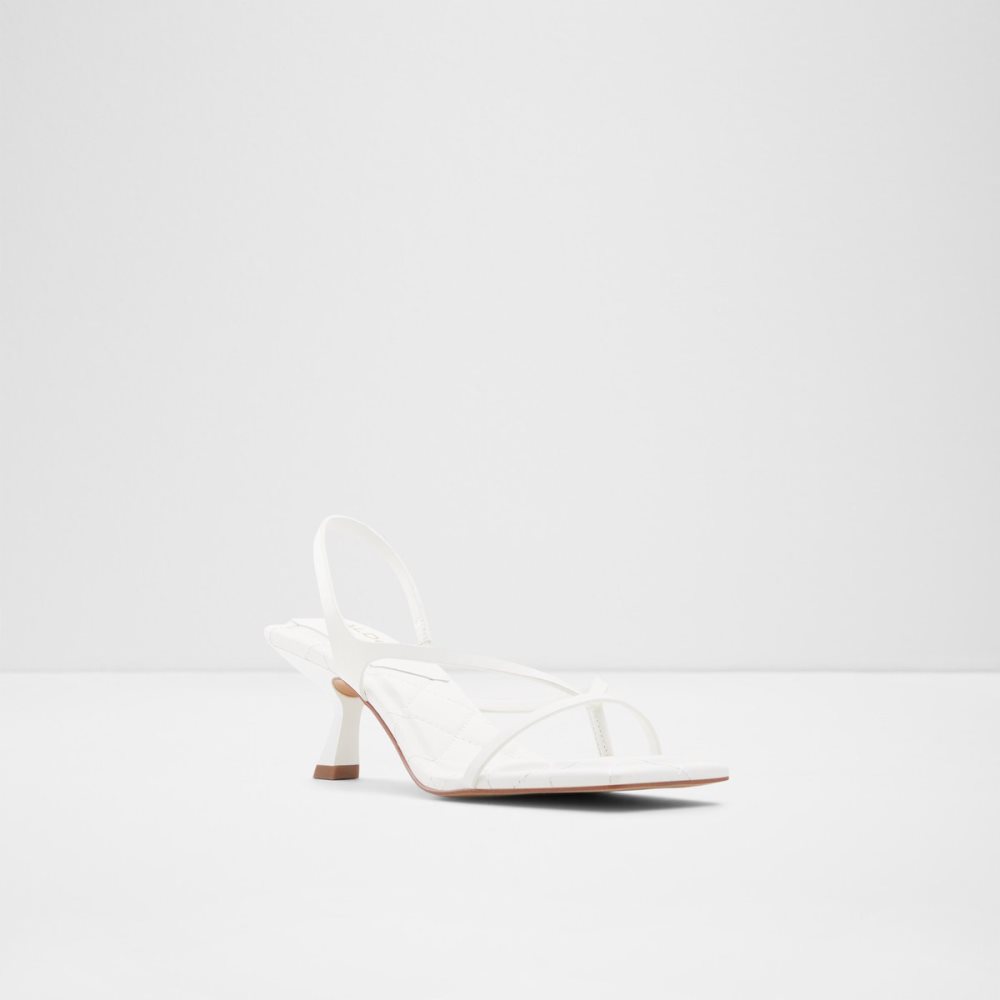 Tacones Aldo Loni Tiras High Sandal - Blancos | 12HDFUZMV