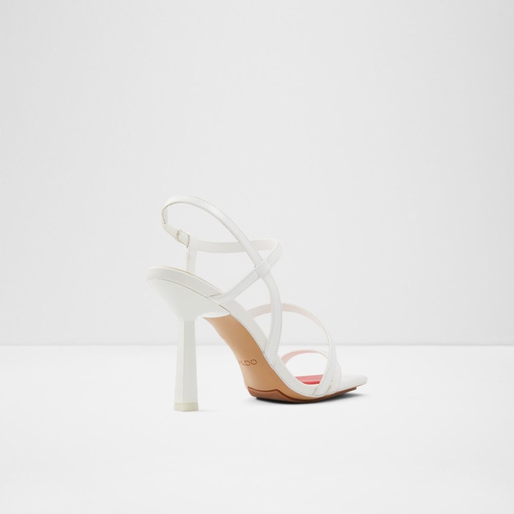 Tacones Aldo Luvly Tiras High Sandal - Stiletto Blancos | 90NIZSXOY