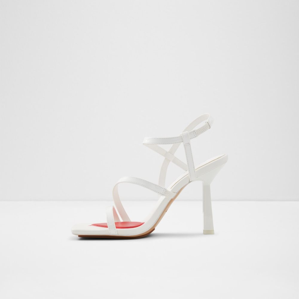 Tacones Aldo Luvly Tiras High Sandal - Stiletto Blancos | 90NIZSXOY