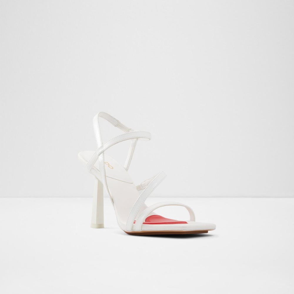 Tacones Aldo Luvly Tiras High Sandal - Stiletto Blancos | 90NIZSXOY