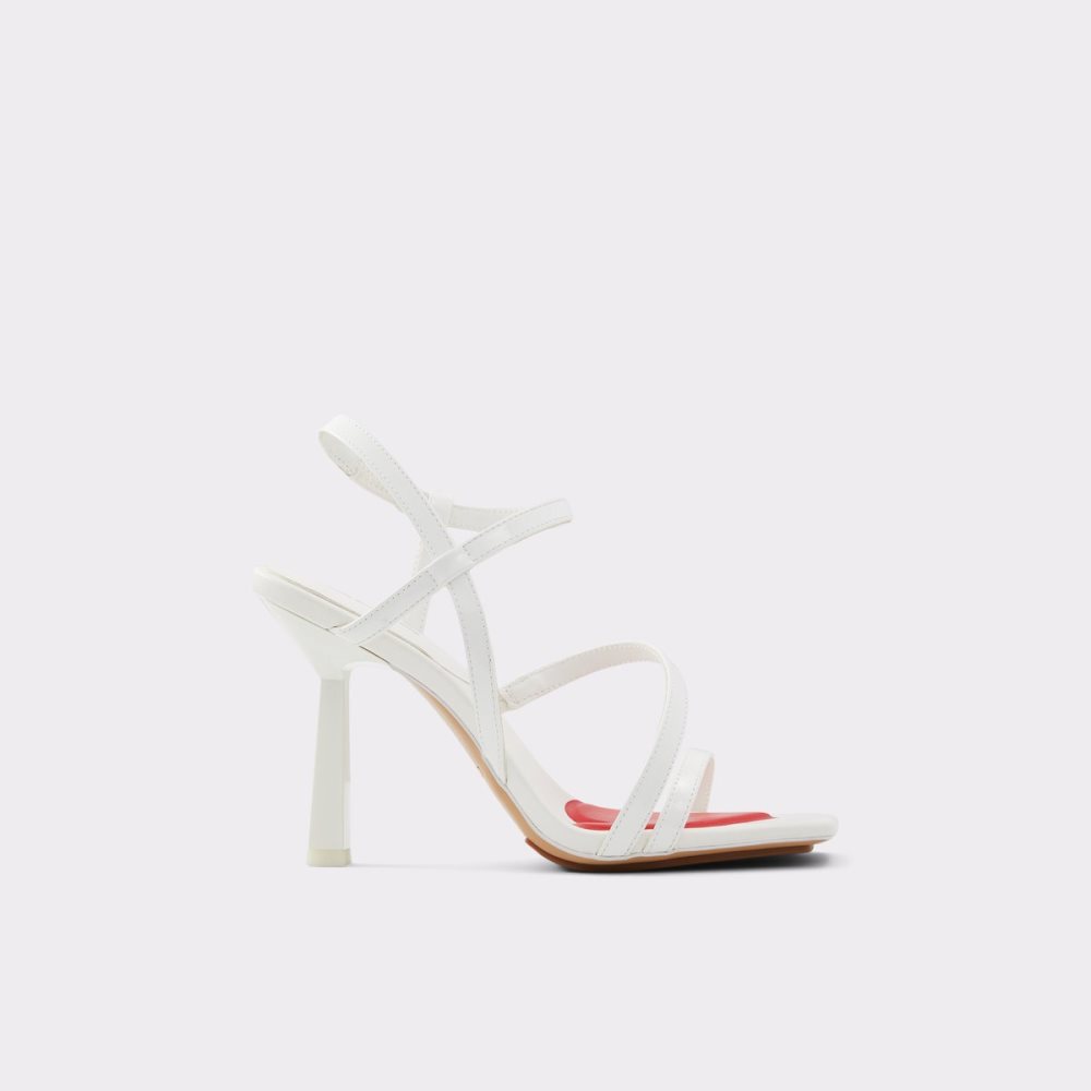 Tacones Aldo Luvly Tiras High Sandal - Stiletto Blancos | 90NIZSXOY