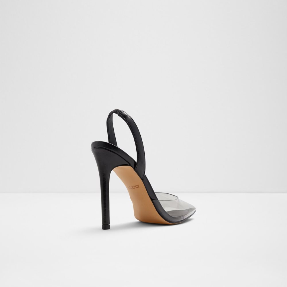 Tacones Aldo Marie Sling Back High - Stiletto Negros | 69CAENPOV