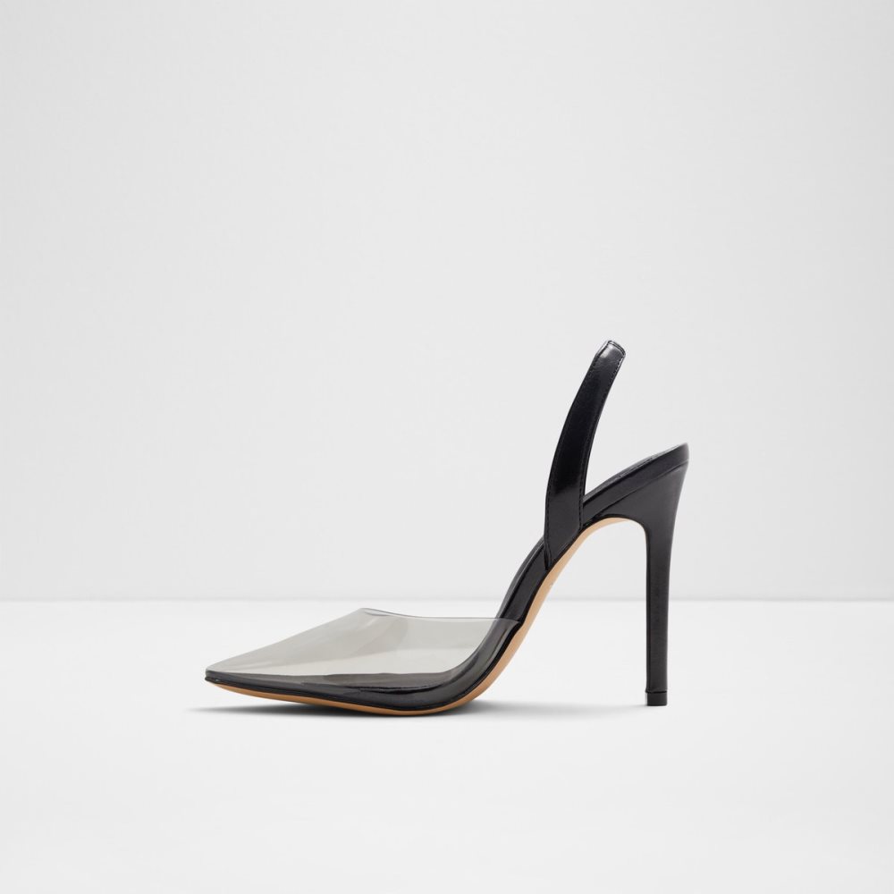 Tacones Aldo Marie Sling Back High - Stiletto Negros | 69CAENPOV