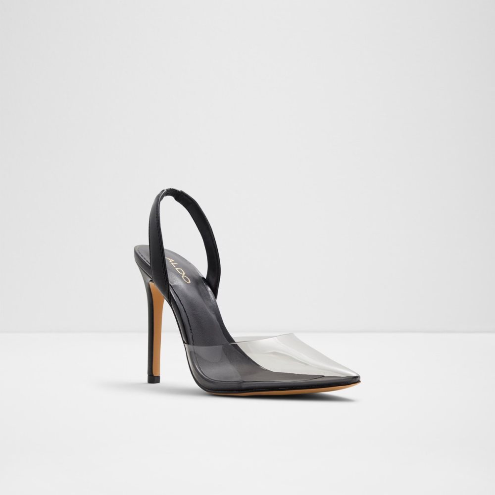 Tacones Aldo Marie Sling Back High - Stiletto Negros | 69CAENPOV