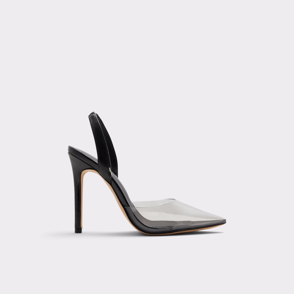 Tacones Aldo Marie Sling Back High - Stiletto Negros | 69CAENPOV