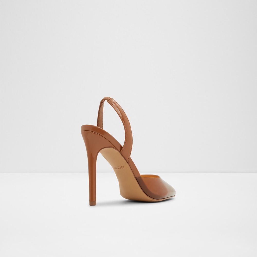 Tacones Aldo Marie Sling Back High - Stiletto Beige Oscuro | 74EKRFBMD