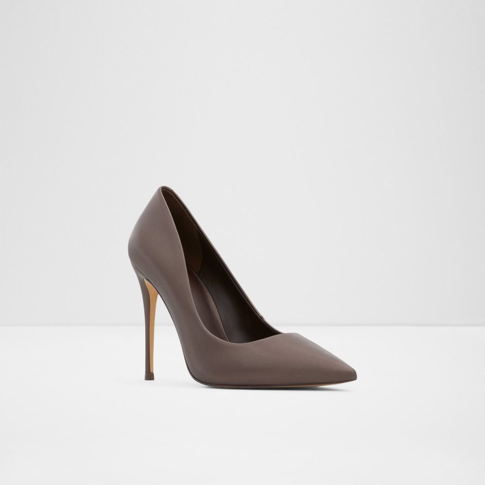 Tacones Aldo Stessy_ High - Stiletto Marrom Oscuro | 19FASGNJB