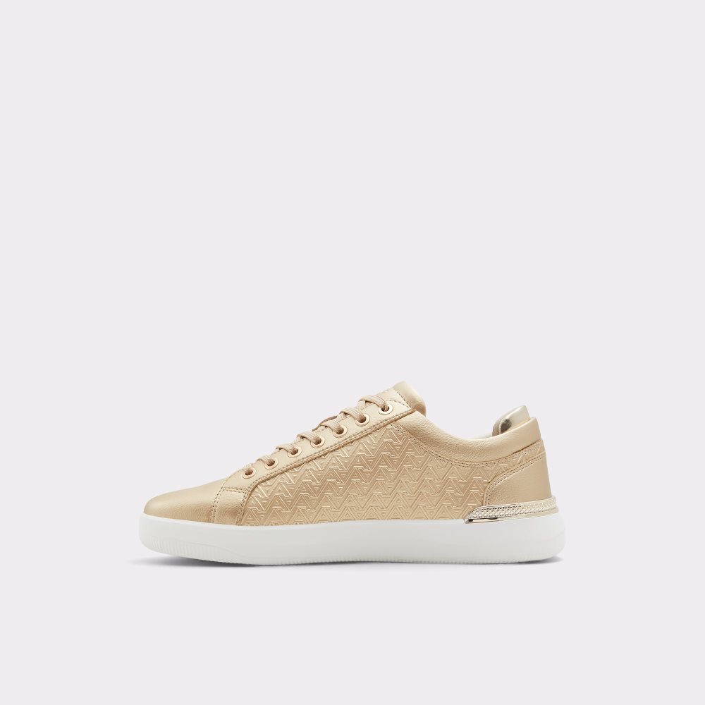 Tenis Aldo Aveo Low Top - Cup Sole Dorados | 73JLRFAUG